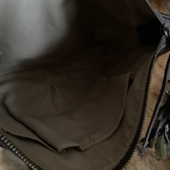 The Sak Soft Leather Feather Adjustable Crossbody Handbag - Picture 8 of 9